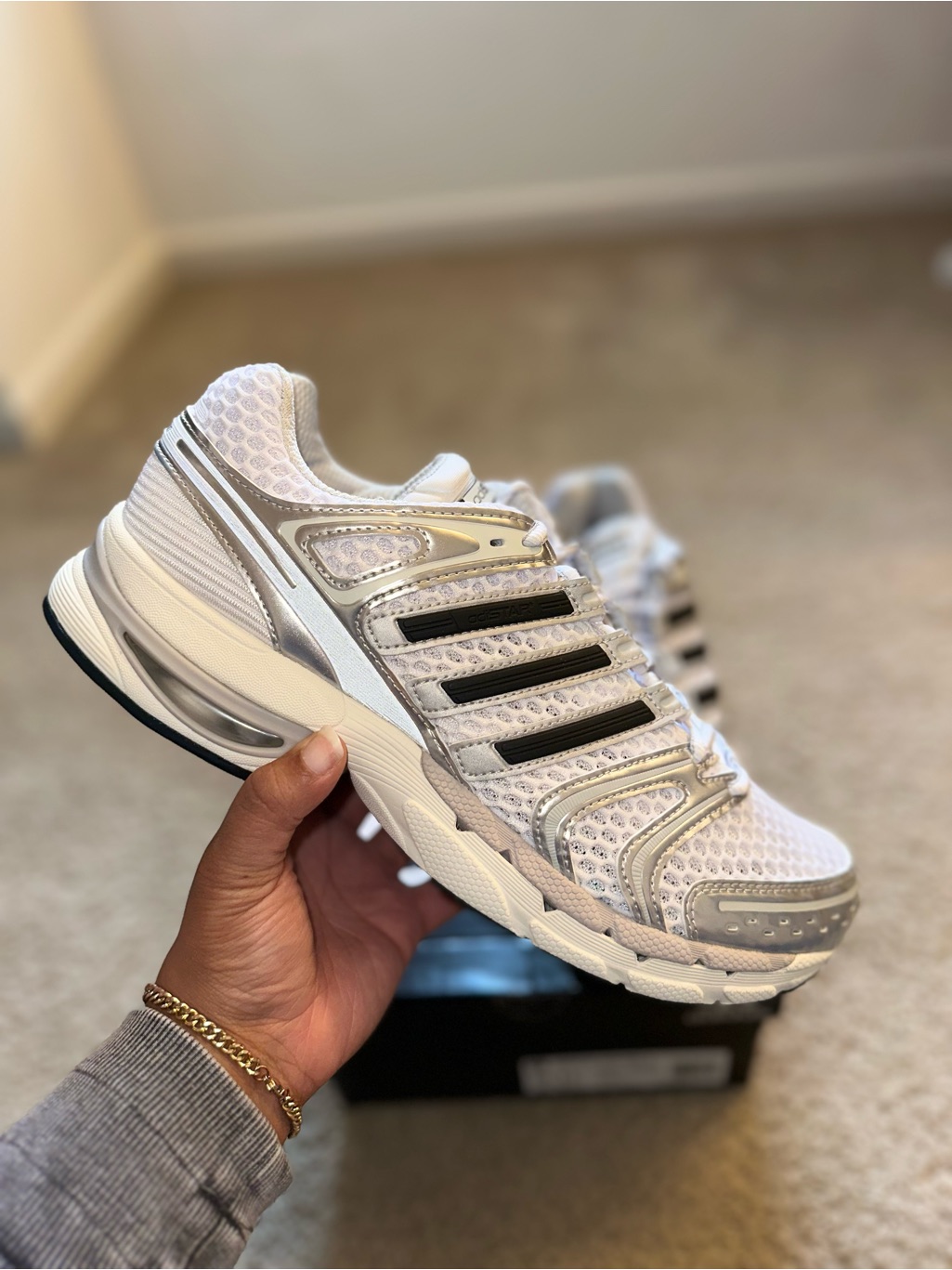 Adidas Adistar Control 5 &acirc;Metallic SilverGrey&acirc;